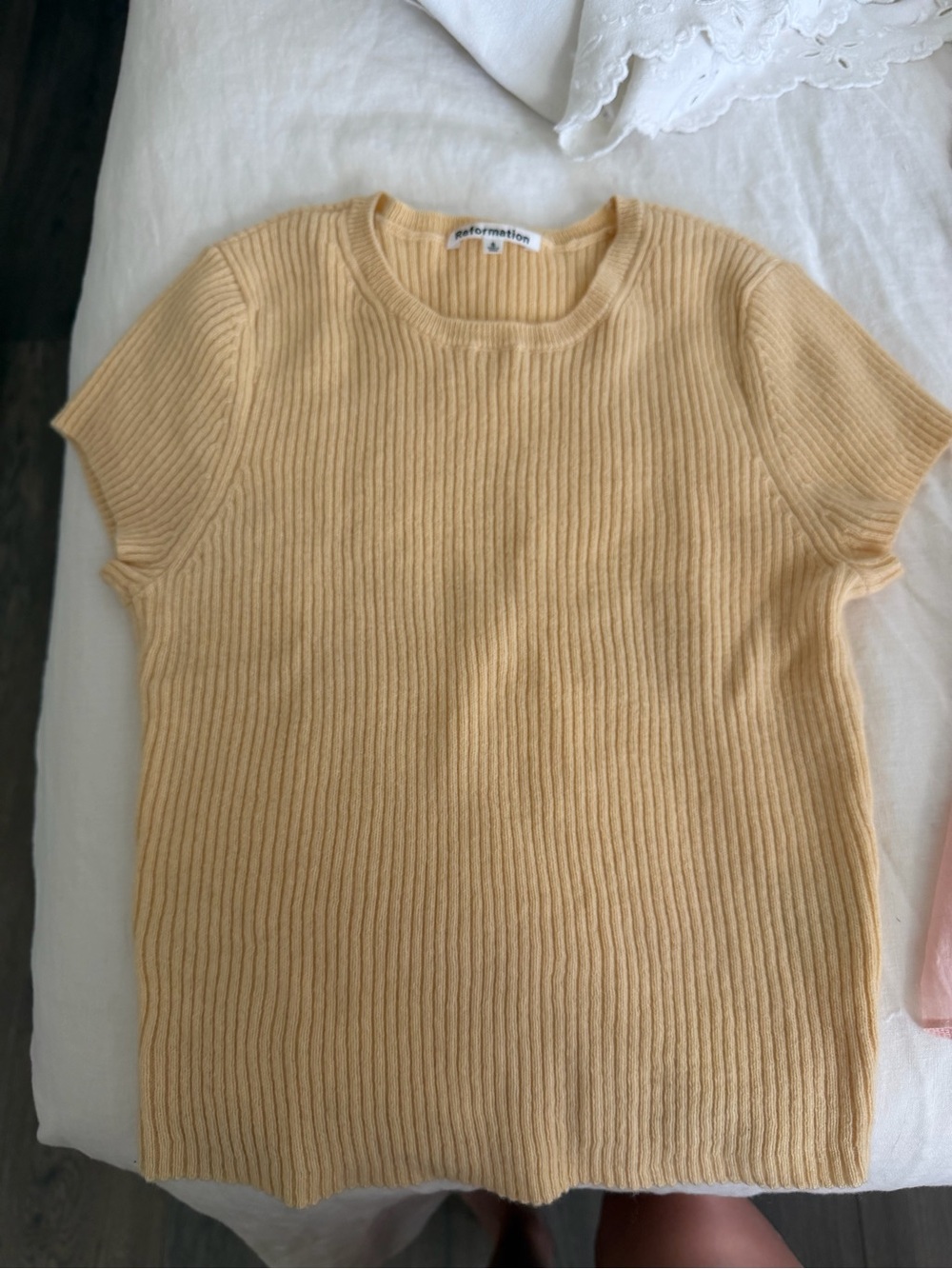 Reformation cashmere tee